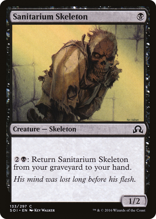 Sanitarium Skeleton (SOI-133) - Shadows over Innistrad