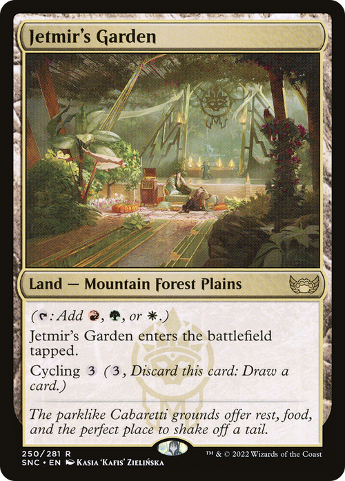 Jetmir's Garden (SNC-250) - Streets of New Capenna Foil