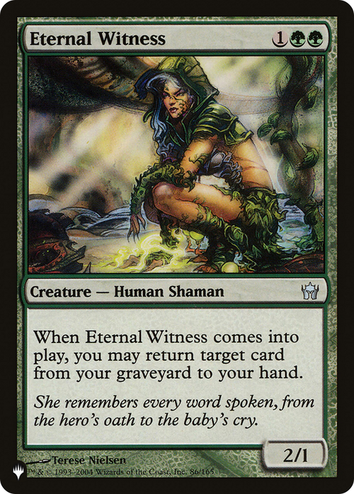 Eternal Witness (LIST-5DN-86) - The List