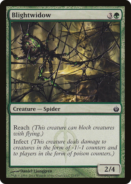 Blightwidow (MBS-077) - Mirrodin Besieged Foil