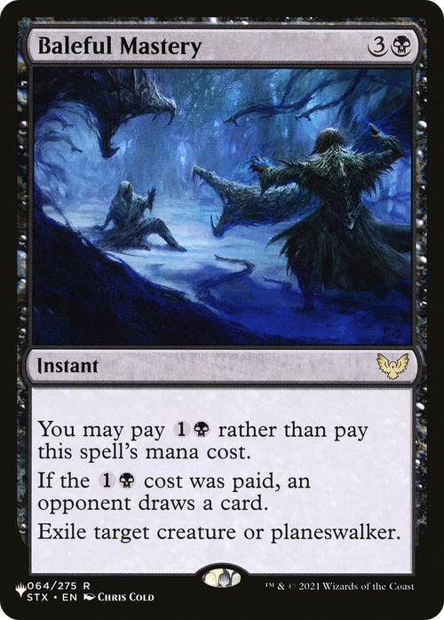 Baleful Mastery (LIST-064/275) - The List