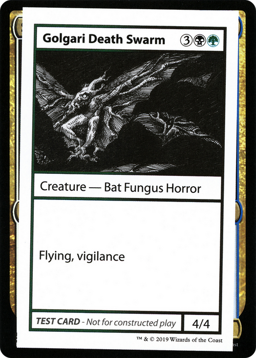 Golgari Death Swarm (No PW Symbol) (CMB1-091) - Mystery Booster Playtest Cards 2021