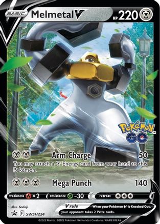 Melmetal V SWSH224  - Holofoil SWSH Sword & Shield Promo Cards - Promo