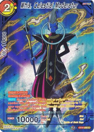 Whis, Celestial Moderator (BT9-096) - Collectors Selection Vol 2 Foil
