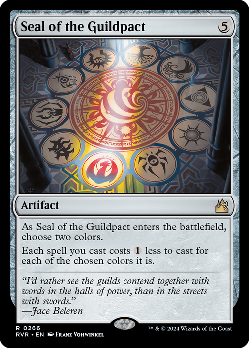 Seal of the Guildpact (RVR-266) - Ravnica Remastered Foil