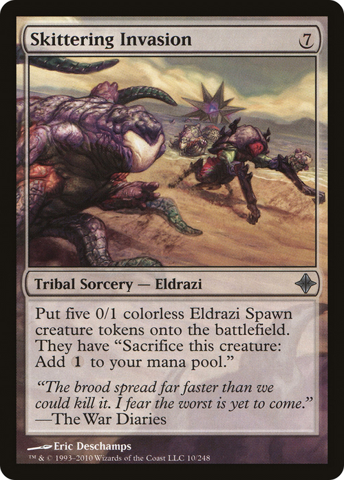 Skittering Invasion (ROE-010) - Rise of the Eldrazi Foil