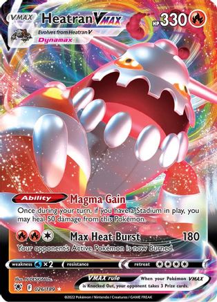Heatran VMAX 026  - Holofoil SWSH10 Astral Radiance - Ultra Rare