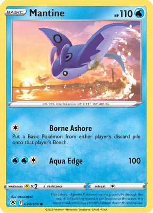 Mantine 034  SWSH10 Astral Radiance - Common