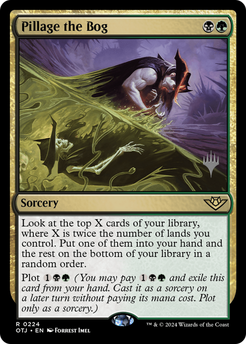 Pillage the Bog (PPOTJ-224) - Outlaws of Thunder Junction Promos
