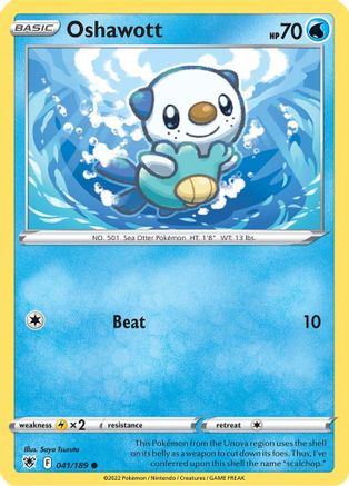 Oshawott 041  SWSH10 Astral Radiance - Common