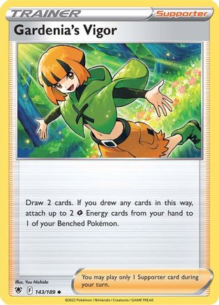 Gardenia's Vigor 143  SWSH10 Astral Radiance - Uncommon