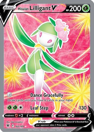 Hisuian Lilligant V (Full Art) 162  - Holofoil SWSH10 Astral Radiance - Ultra Rare