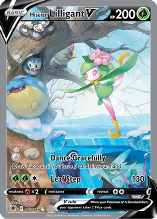 Hisuian Lilligant V (Alternate Full Art) 163  - Holofoil SWSH10 Astral Radiance - Ultra Rare