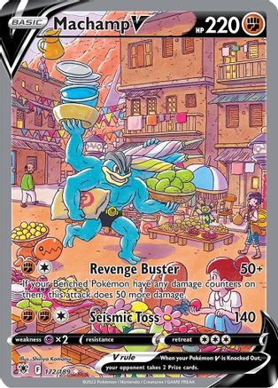 Machamp V (Alternate Full Art) 172  - Holofoil SWSH10 Astral Radiance - Ultra Rare
