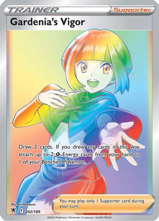 Gardenia's Vigor (Secret) 202  - Holofoil SWSH10 Astral Radiance - Secret Rare