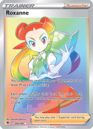 Roxanne (Secret) 206  - Holofoil SWSH10 Astral Radiance - Secret Rare