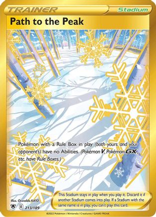 Path to the Peak (Secret) 213  - Holofoil SWSH10 Astral Radiance - Secret Rare