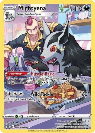 Mightyena TG09  - Holofoil SWSH10 Astral Radiance Trainer Gallery - Ultra Rare