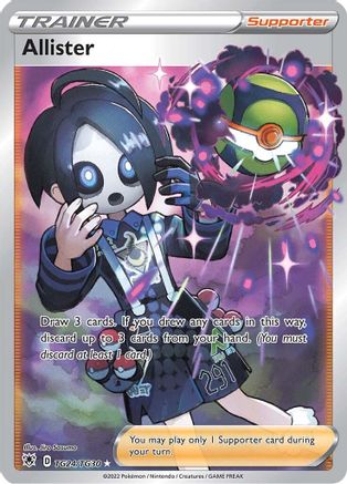 Allister TG24  - Holofoil SWSH10 Astral Radiance Trainer Gallery - Ultra Rare