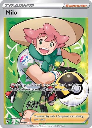 Milo TG27  - Holofoil SWSH10 Astral Radiance Trainer Gallery - Ultra Rare