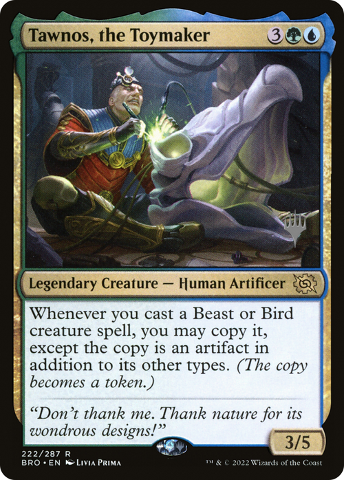 Tawnos, the Toymaker (PPBRO-222) - The Brothers' War Promos