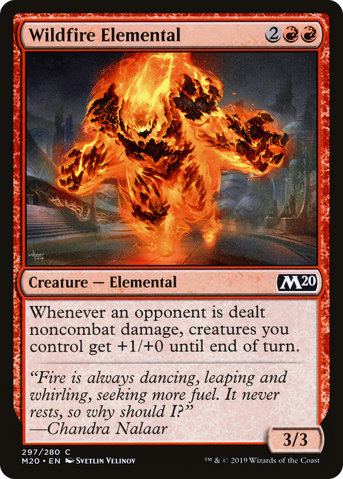 Wildfire Elemental (M20-297) - Core Set 2020