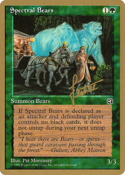 Spectral Bears - 1996 Bertrand Lestree (HML) (WCD-) - Pro Tour Collector Set