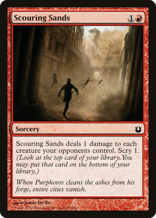 Scouring Sands (BNG-110) - Born of the Gods Foil