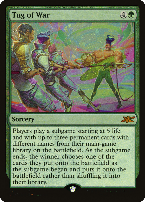 Tug of War (Galaxy Foil) (UNF-445) - Unfinity Foil