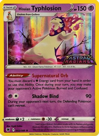 Hisuian Typhlosion (GameStop Exclusive) 052/189  - Holofoil Miscellaneous Cards & Products - Promo