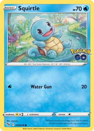 Squirtle 015  Pokemon GO - Common