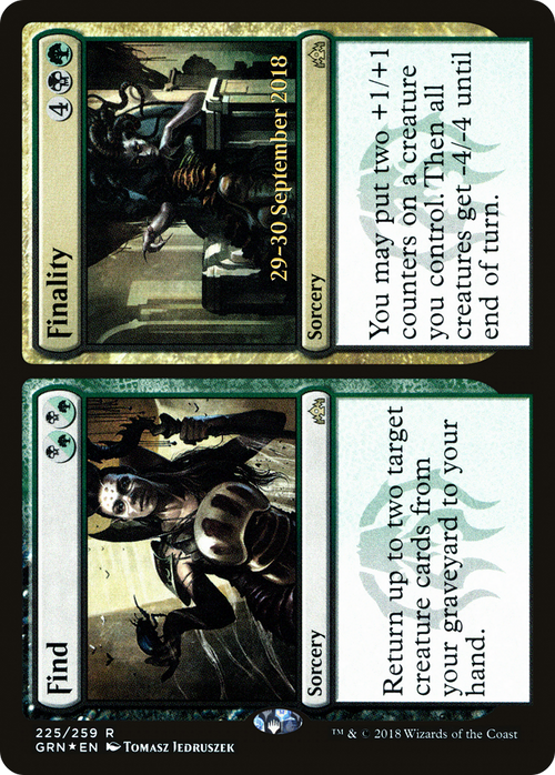 Find // Finality (PRE-225S) - Guilds of Ravnica Promos Foil