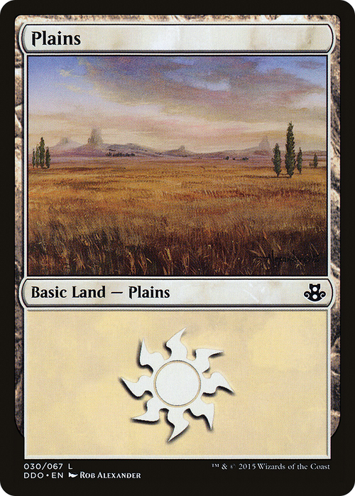Plains (030) (DDO-030) - Duel Decks: Elspeth vs. Kiora
