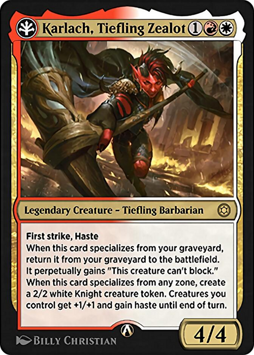 Karlach, Tiefling Zealot (HBG-14W) - Alchemy Horizons: Baldur's Gate