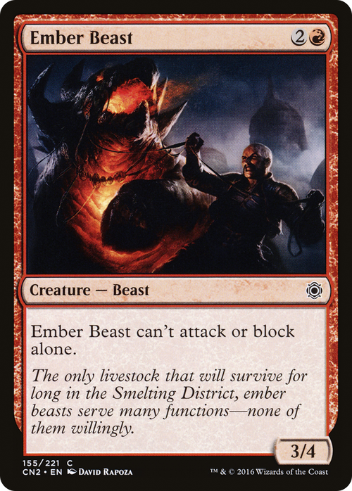 Ember Beast (CN2-155) - Conspiracy: Take the Crown