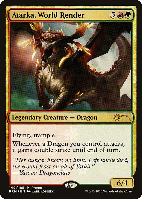 Atarka, World Render (UMP-149★) - Fate Reforged Promos Foil