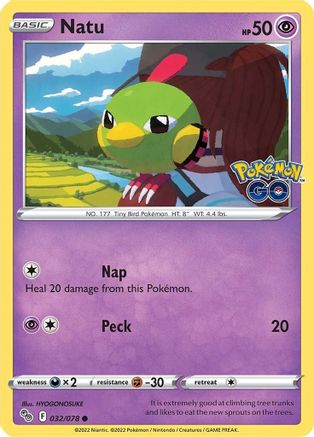 Natu 032  Pokemon GO - Common