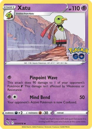 Xatu 033  Pokemon GO - Uncommon