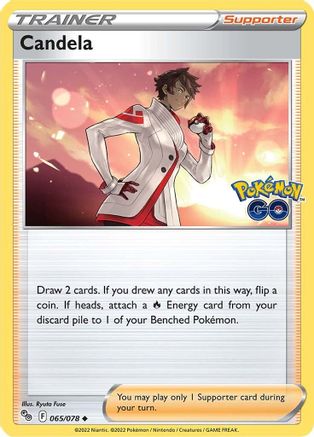 Candela 065  - Reverse Holofoil Pokemon GO - Uncommon