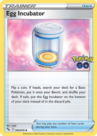 Egg Incubator 066  Pokemon GO - Uncommon