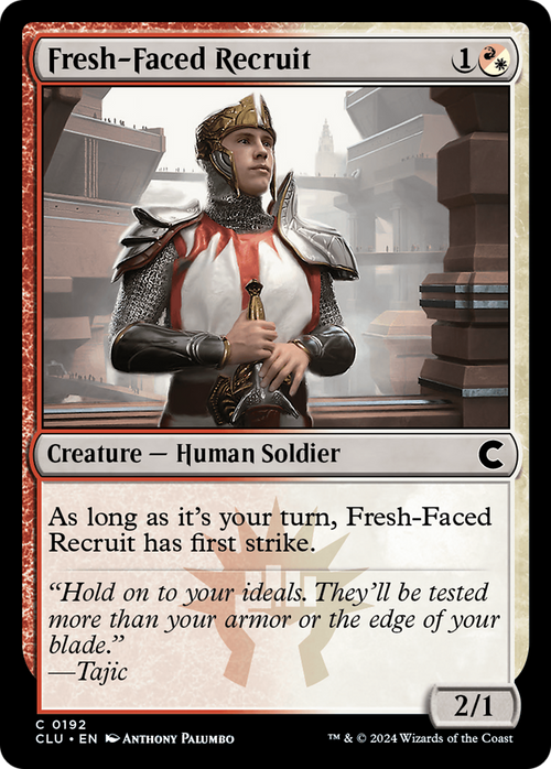 Fresh-Faced Recruit (CLU-192) - Ravnica: Clue Edition