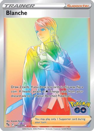 Blanche (Secret) 082  - Holofoil Pokemon GO - Secret Rare