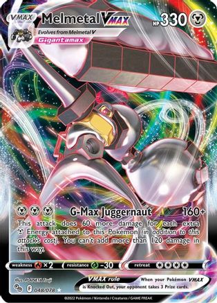 Melmetal VMAX 048  - Holofoil Pokemon GO - Ultra Rare