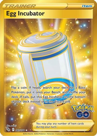 Egg Incubator (Secret) 087  - Holofoil Pokemon GO - Secret Rare