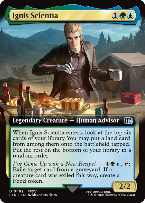 Ignis Scientia (Extended Art) (FIN-492) - FINAL FANTASY: (Extended Art) Foil