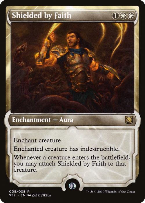 Shielded by Faith (SS2-005) - Signature Spellbook: Gideon Foil