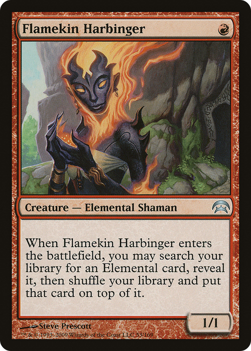 Flamekin Harbinger (HOP-053) - Planechase
