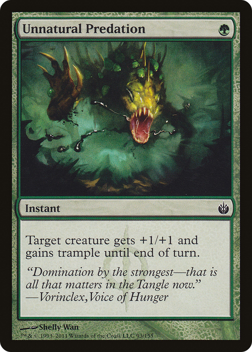 Unnatural Predation (MBS-093) - Mirrodin Besieged
