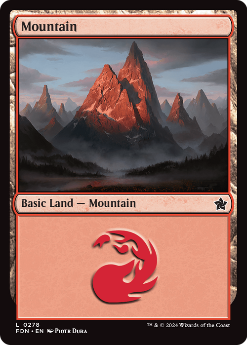 Mountain (0278) (FDN-278) - Foundations Foil