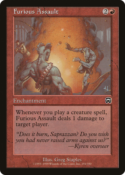 Furious Assault (MMQ-191) - Mercadian Masques